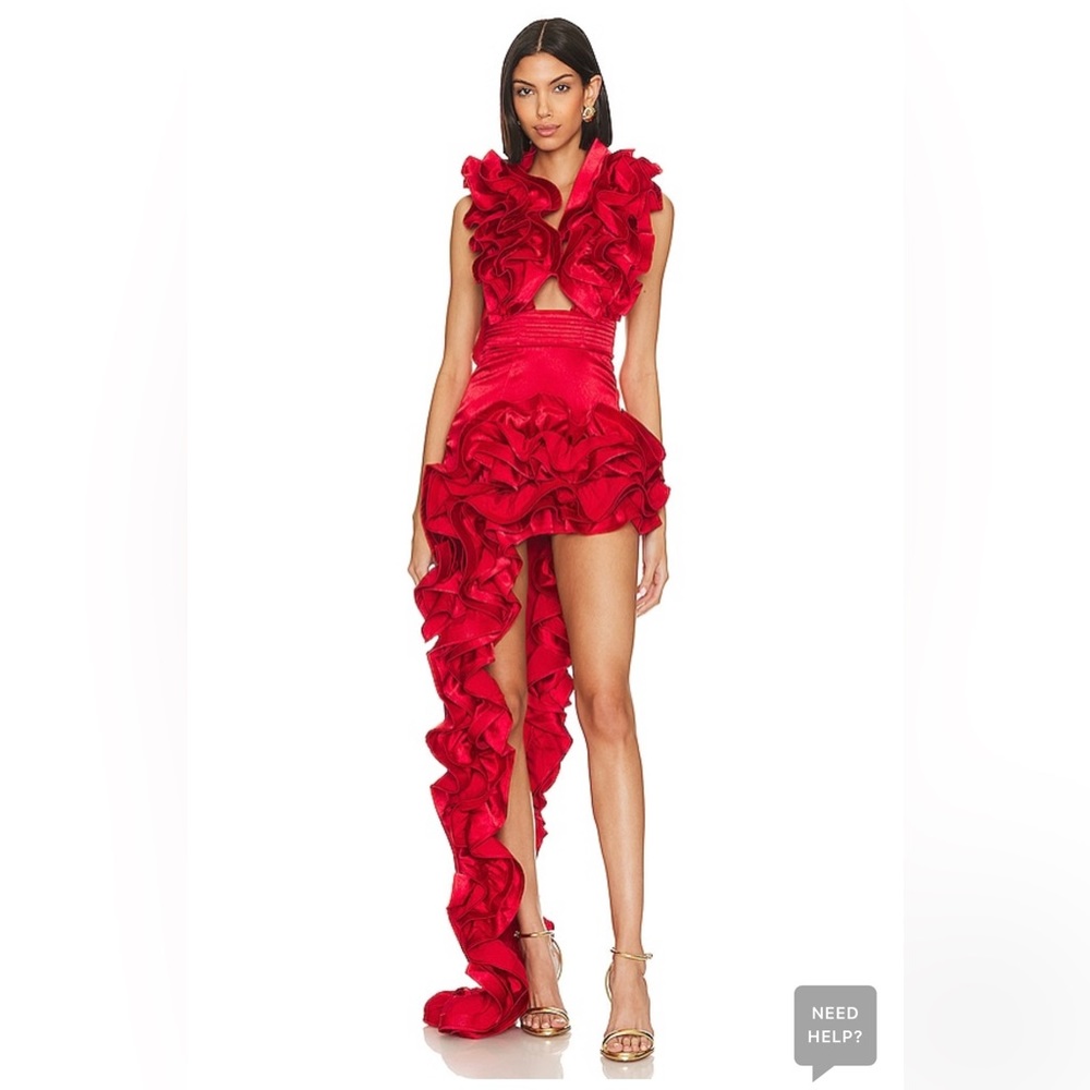 Red Bronx and banco dress